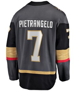 Men's Alex Pietrangelo Gray Vegas Golden Knights Home Premier Breakaway Player Jersey Jersey
