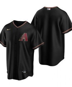 Mens Arizona Diamondbacks Mlb Baseball Alternate Black Jersey Gift For Diamondbacks Fans