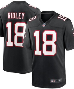Mens Atlanta Falcons Calvin Ridley Nike Black Throwback Game Jersey