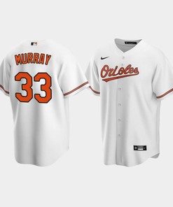 Men's Baltimore Orioles 33 Eddie Murray White Home Jersey
