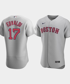 Men's Boston Red Sox 17 Nathan Eovaldi Gray Road Jersey