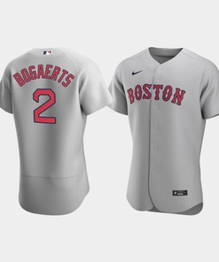 Men's Boston Red Sox 2 Xander Bogaerts Gray Road Jersey