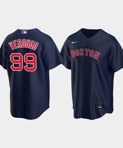 Men's Boston Red Sox Alex Verdugo 99 Navy Alternate Jersey
