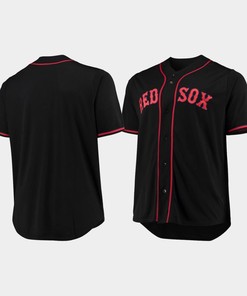 Men's Boston Red Sox Black Fashion Big & Tall Jersey