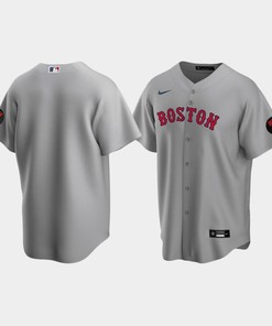 Men's Boston Red Sox Gray Road Jerry Remy Jersey