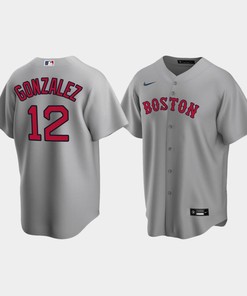 Men's Boston Red Sox Marwin Gonzalez Gray Road Jersey