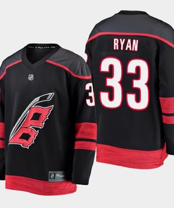 Men's Carolina Hurricanes Joakim Ryan 33 Alternate Black Jersey