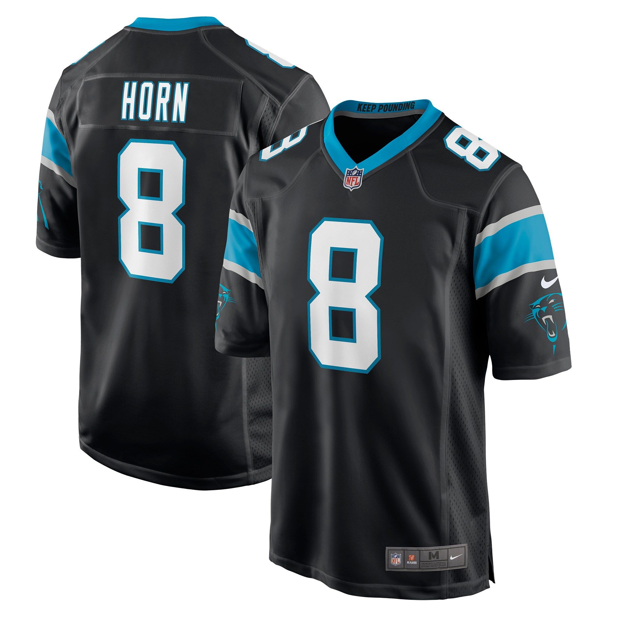 Mens Carolina Panthers Jaycee Horn Black 2021 Nfl Draft First Round Pick Game Jersey Gift For Carolina Panthers Fans