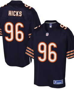 Mens Chicago Bears Akiem Hicks Nfl Pro Line Navy Team Color Jersey