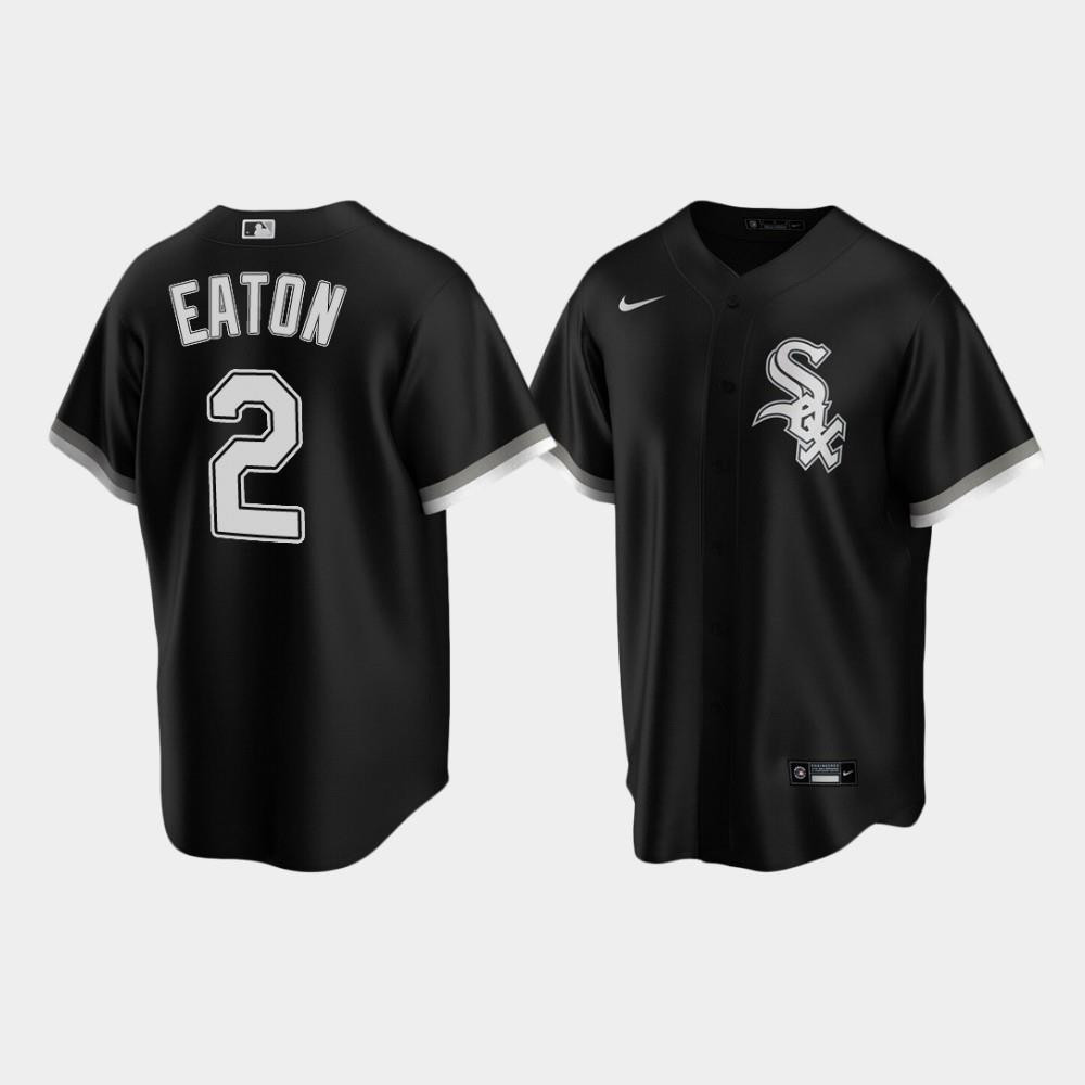 Men's Chicago White Sox 2 Adam Eaton Black Trade Alternate Jersey
