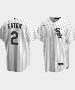 Men's Chicago White Sox 2 Adam Eaton White Trade Home Jersey