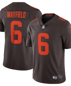 Mens Cleveland Browns Baker Mayfield Nike Brown Alternate Vapor Limited Jersey