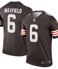 Mens Cleveland Browns Baker Mayfield Nike Brown Legend Player Jersey
