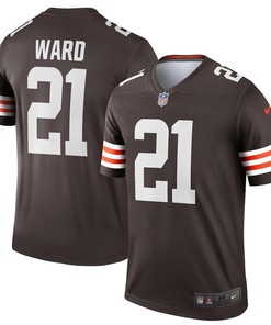 Mens Cleveland Browns Denzel Ward Nike Brown Player Legend Jersey