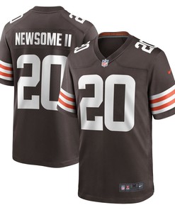 Mens Cleveland Browns Gregory Newsome Ii Brown 2021 Nfl Draft First Round Pick Game Jersey Gift For Cleveland Browns Fans