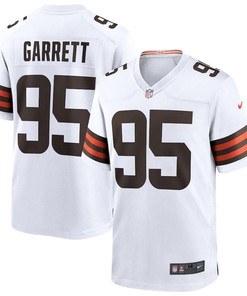 Mens Cleveland Browns Myles Garrett Nike White Player Game Jersey