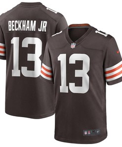 Mens Cleveland Browns Odell Beckham Jr. Nike Brown Game Jersey