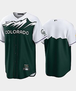 Men's Colorado Rockies 2022-23 City Connect Green Jersey