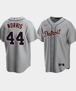 Men's Detroit Tigers 44 Daniel Norris Gray Road Jersey