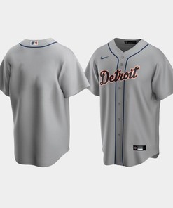 Men's Detroit Tigers Gray Road Jersey