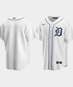 Men's Detroit Tigers White Home Jersey
