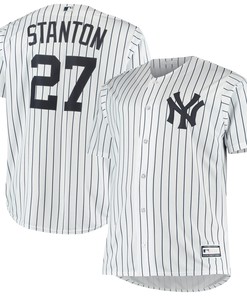 Men's Giancarlo Stanton White New York Yankees Big & Tall Player Jersey