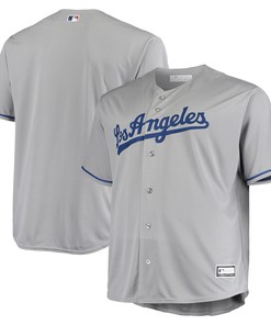 Men's Gray Los Angeles Dodgers Big & Tall Team Jersey