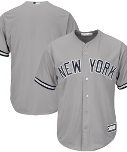 Men's Gray New York Yankees Big & Tall Team Jersey