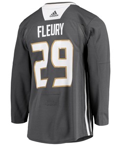 Men's Gray Vegas Golden Knights Practice Jersey Jersey