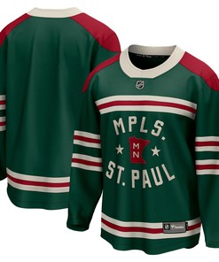 Men's Green Minnesota Wild 2022 Winter Classic Breakaway Jersey Jersey