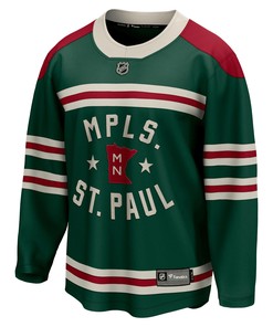 Men's Green Minnesota Wild 2022 Winter Classic Breakaway Jersey Jersey