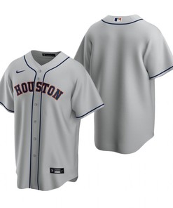 Mens Houston Astros Mlb 2020 Road Gray Jersey Gift For Astros And Baseball Fans