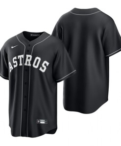 Mens Houston Astros Mlb Black Team Jersey Gift For Astros And Baseball Fans
