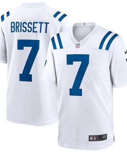 Mens Indianapolis Colts Jacoby Brissett Nike White Game Player Jersey