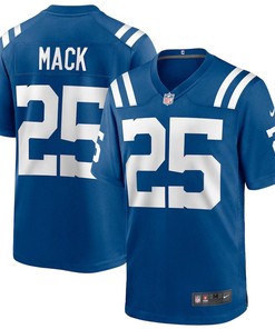 Mens Indianapolis Colts Marlon Mack Nike Royal Game Player Jersey