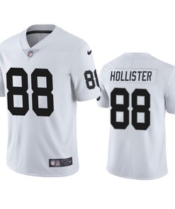 Men's Jersey Las Vegas Raiders Jacob Hollister 88 White Vapor Limited Jersey