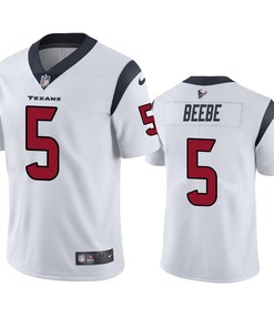 Men's JerseyHouston Texans Beebe 5 White Vapor Limited Jersey