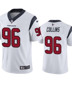 Men's JerseyHouston Texans Maliek Collins 96 White Vapor Limited Jersey