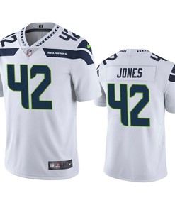 Men's JerseyJosh Jones 42 Seattle Seahawks White Vapor Limited Jersey