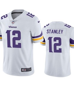 Men's JerseyMinnesota Vikings Nate Stanley 12 White Vapor Limited Jersey - Men's