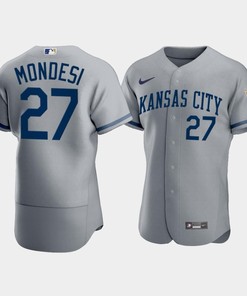 Men's Kansas City Royals Adalberto Mondesi 27 2022-23 Gray Jersey