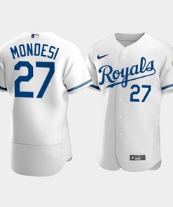 Men's Kansas City Royals Adalberto Mondesi 27 2022-23 White Jersey