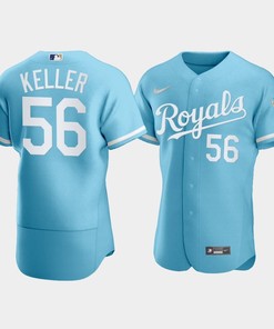 Men's Kansas City Royals Brad Keller 56 2022-23 Powder Blue Jersey