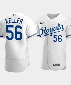 Men's Kansas City Royals Brad Keller 56 2022-23 White Jersey