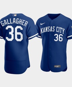 Men's Kansas City Royals Cam Gallagher 36 2022-23 Blue Jersey