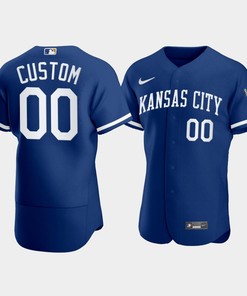 Men's Kansas City Royals Custom 2022-23 Blue Jersey