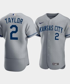 Men's Kansas City Royals Michael A. Taylor 2 2022-23 Gray Jersey