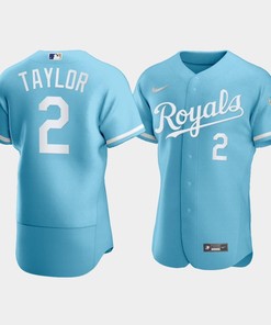 Men's Kansas City Royals Michael A. Taylor 2 2022-23 Powder Blue Jersey