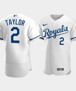 Men's Kansas City Royals Michael A. Taylor 2 2022-23 White Jersey