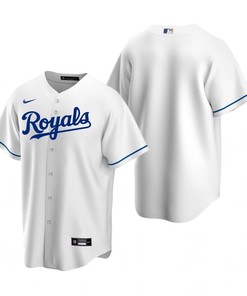 Mens Kansas City Royals Mlb Baseball Home White Jersey Gift For Royals Fans